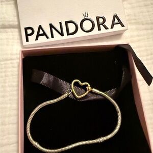 Pandora Silver Heart Bracelet